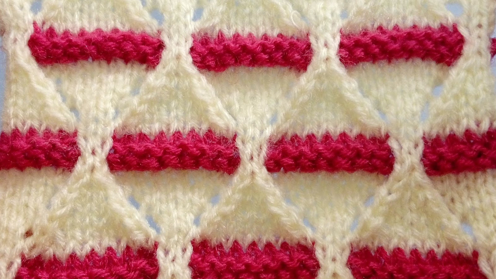 Two Color Knitting Design Knitting Pattern Kiran The