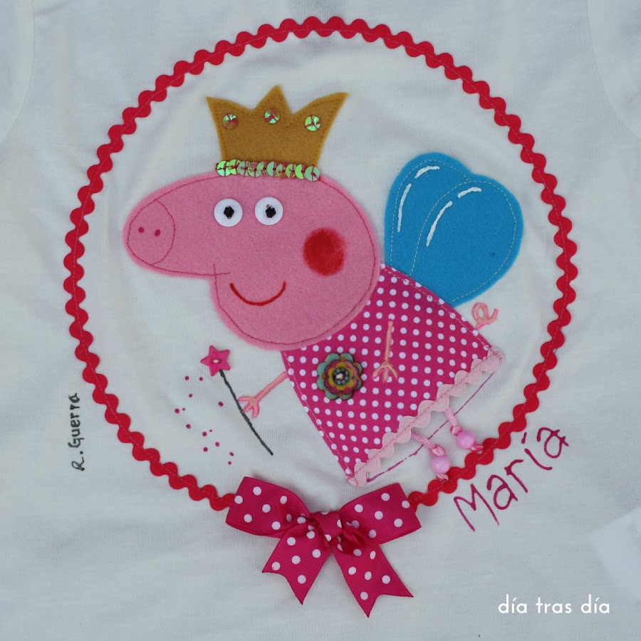Camiseta Peppa Pig personalizada