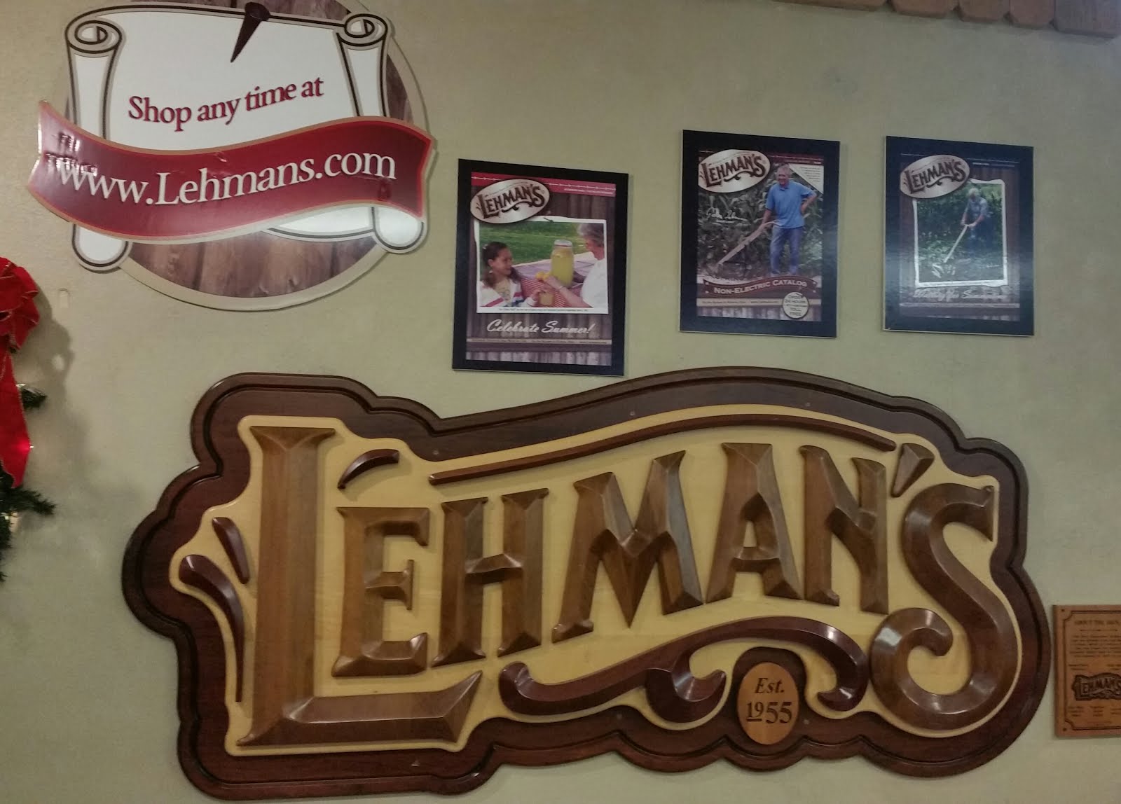 Dayhoff Carroll Visiting Lehman's Hardware, another great Amish store in downtown Kidron Ohio