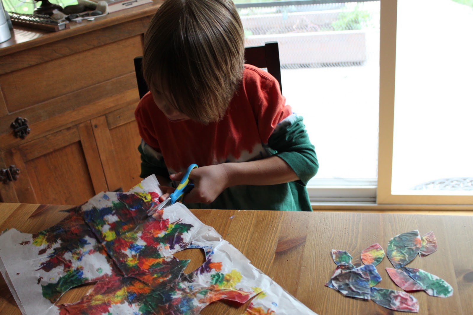 fivetenfifteen artpaperscissors falling leaves mobile