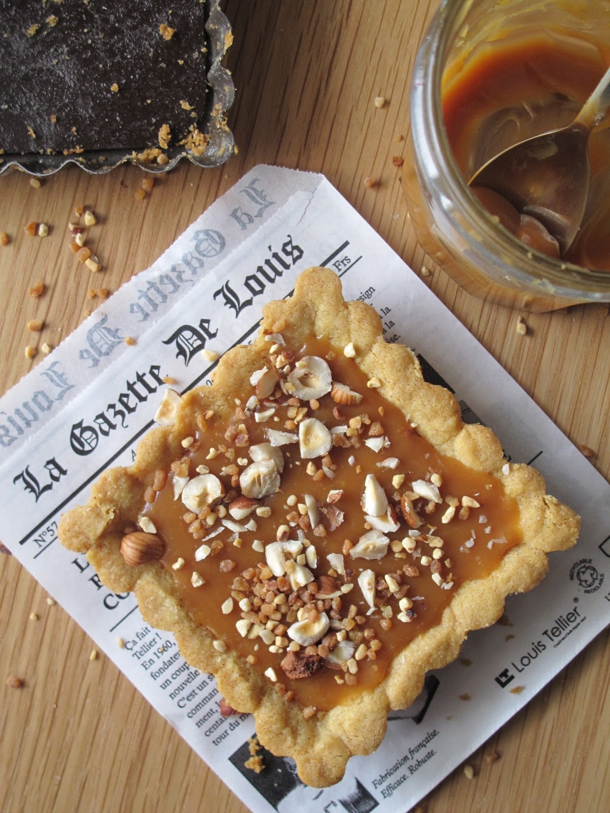 Recette de Tarte caramel au beurre salé Marmiton