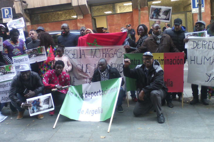 Se manifiestan en Madrid contra deportaciones de Argelia