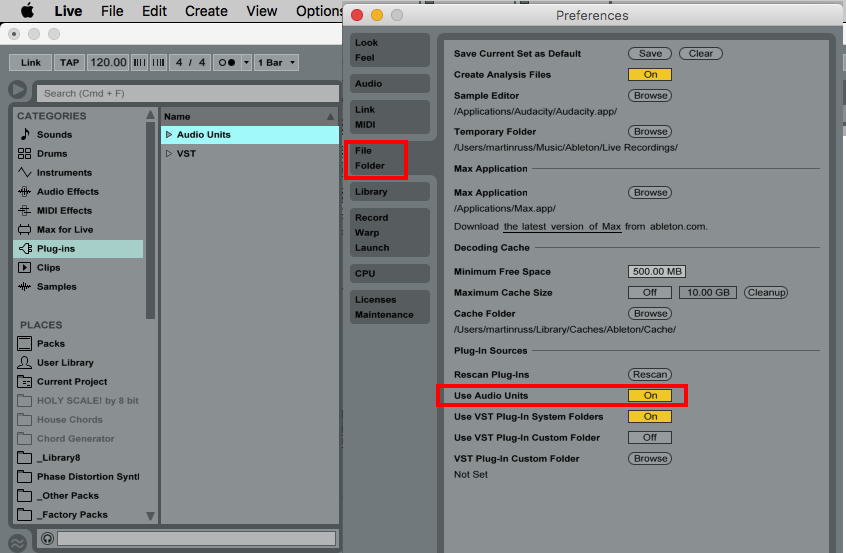 ableton live 9 install directory