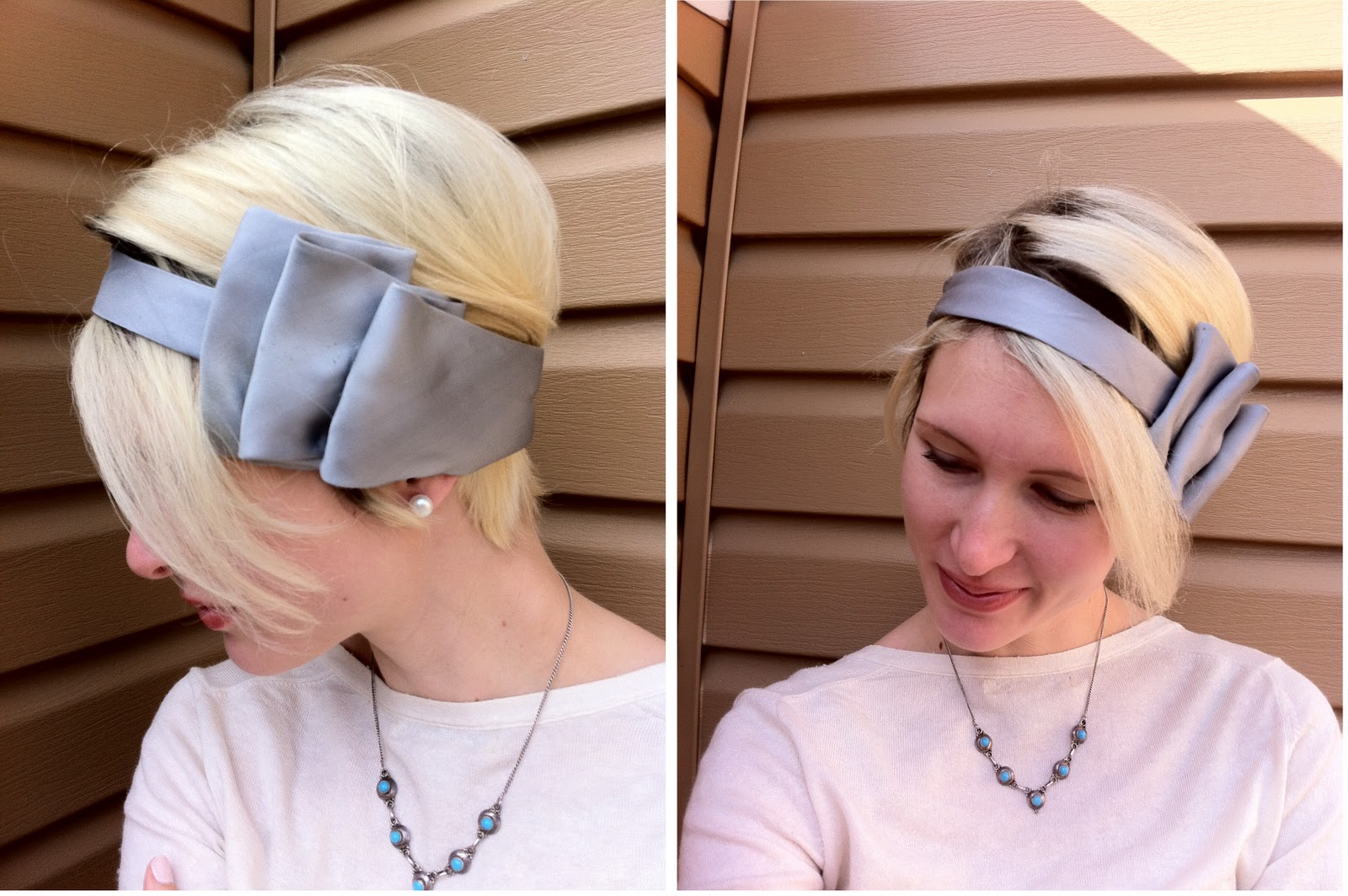 LIFE IN MOD: the Mod closet: backwards cardigan + DIY tie headband