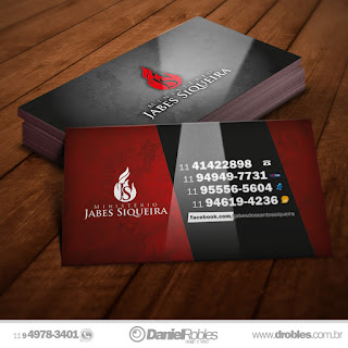 Cartão de visita Pastor Jabes Siqueira
