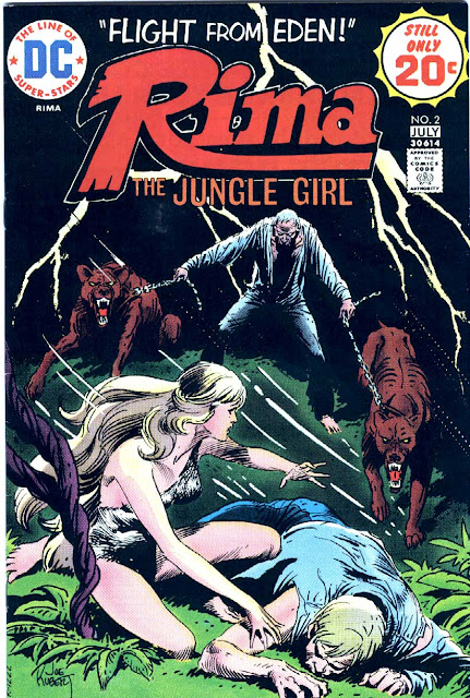 Rima the Jungle Girl v1 #2 dc bronze age comic book cover art by Joe Kubert Rima the Jungle Girl v1 #2 dc bronze age comic book cover art by Joe Kubert