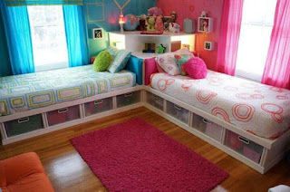 decorar quarto com 2 camas Ideias Originais para Decorar um Quarto de Criança Bonito