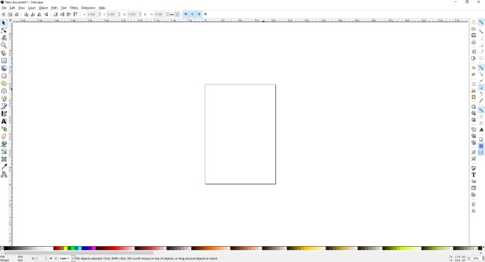 Tampilan Awal Inkscape Inkscape Software