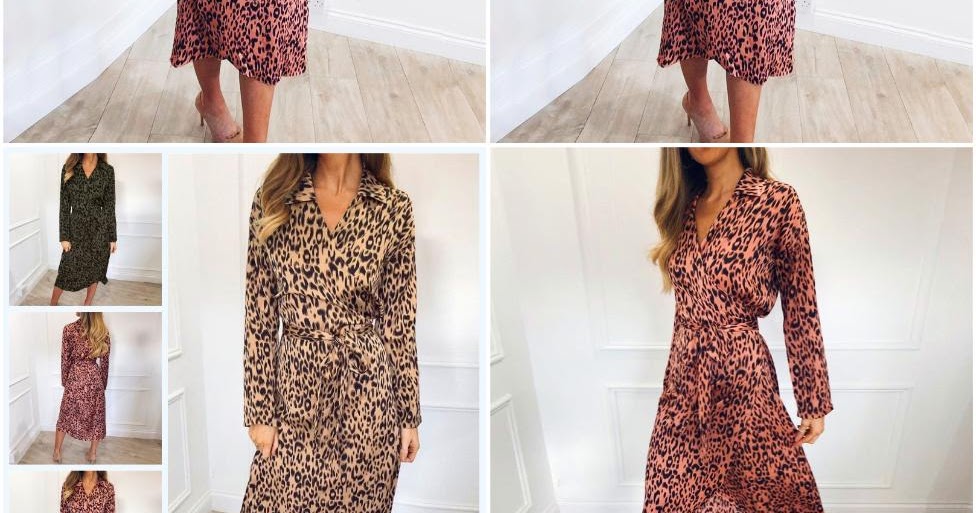 Cheap Womens Clothes Uk Suer Chiffon Dress Fshion Anil Leord Print