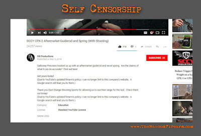 youtube gun policy second amendment shutting down free speech demonitized 