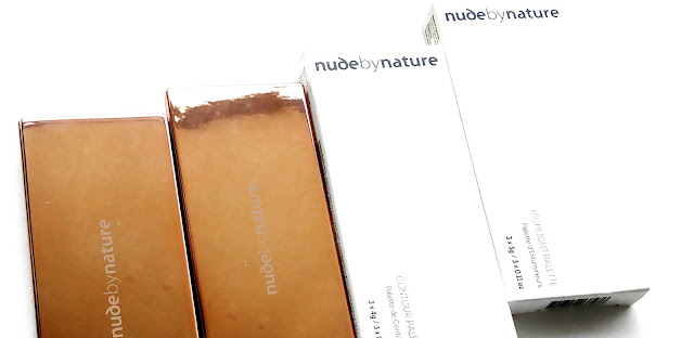 Nude By Nature Contour Palette Review, Nude By Nature Highlight Palette Review