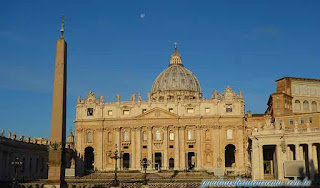 amanhecer praca sao pedro guia brasileira roma - São Pedro e Vaticano - Resuminho das obras primas