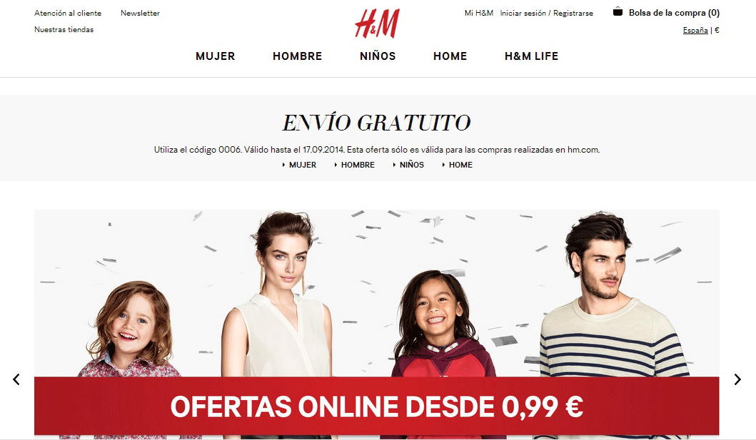 Ecommerce y Marketing: H&M adelanta la puesta en marcha de su tienda ...