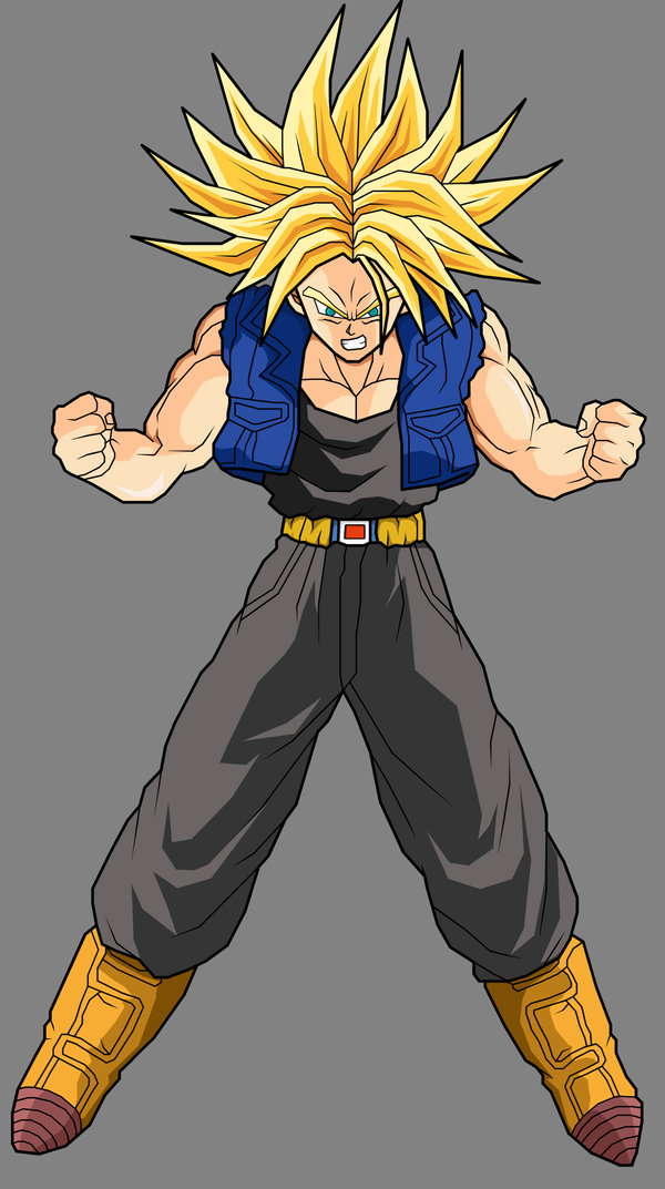 DRAGON BALL Z WALLPAPERS Adult trunks SSJ 2