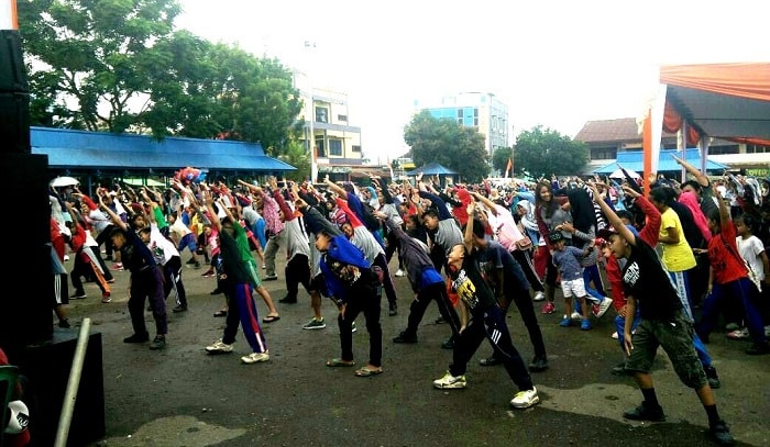 KPUD Sekadau Gelar Jalan Sehat