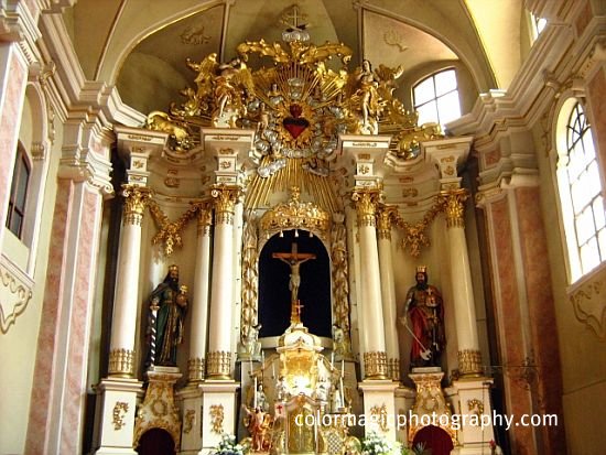 Main altar-detail-Franciscan Church Cluj
