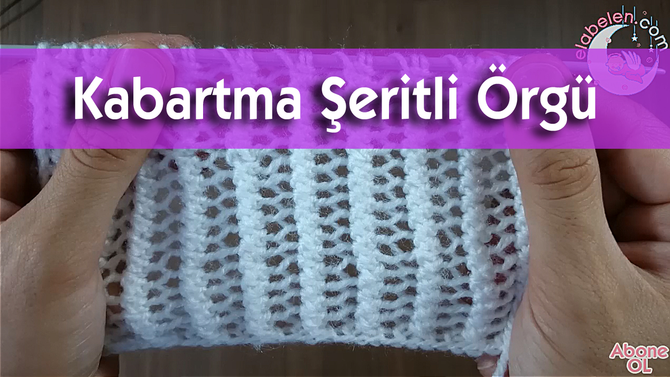 Kabartmalı Yelek Yapımı Kabartmalı Yelek Yapımı