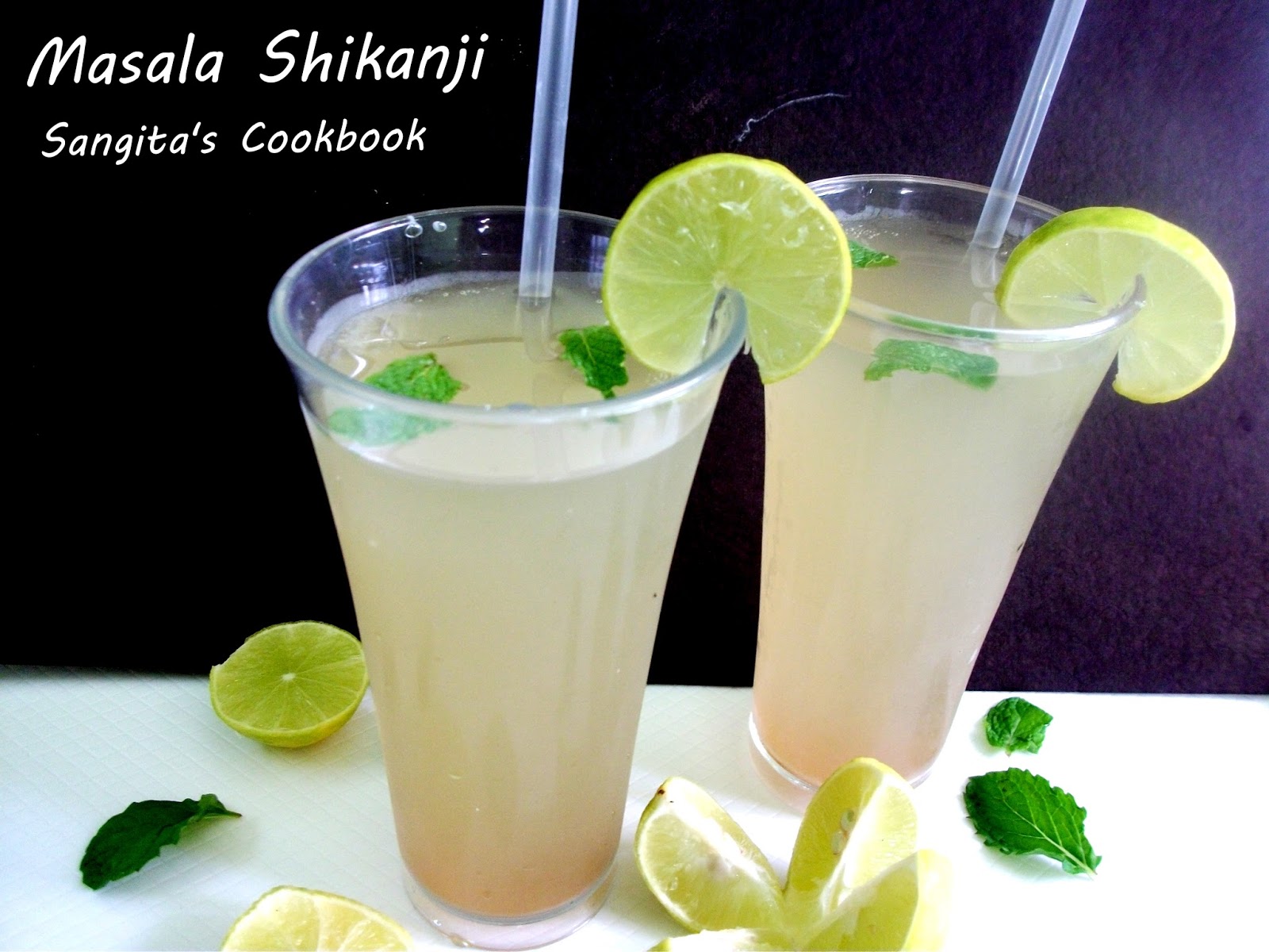 Sangita's Cookbook Masala Shikanji Recipe / Indian Lemonade