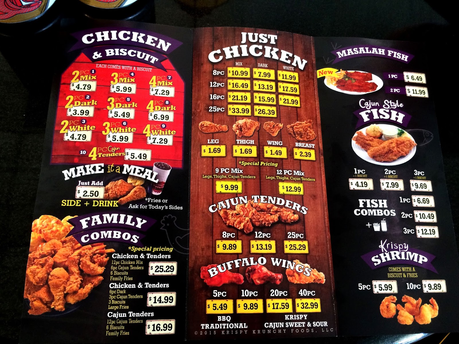 Restaurant Review: Krispy Krunchy Chicken (Irving, Texas)