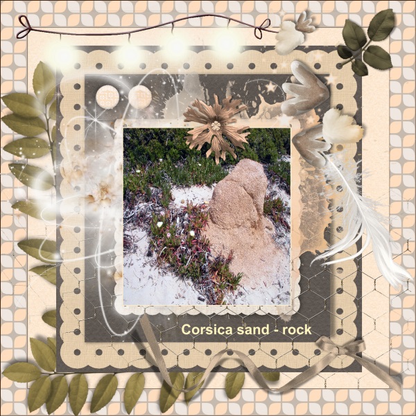 June - 2017 - Corsica's  sand - rock