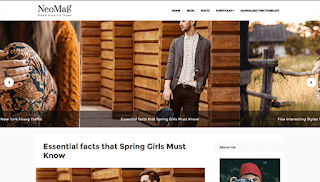 Neo Mag Blogger Template Neo Mag Blogger Template