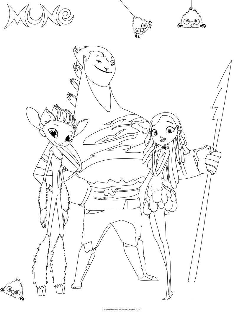 Mune - Il guardiano della luna | Disegni da Colorare