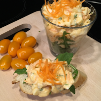 Oranje (eier) salade