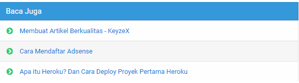 Cara Memasang Artikel Terkait di Tengah Postingan Blog Cara Memasang Artikel Terkait di Tengah Postingan Blog