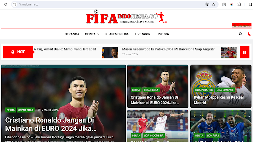 Fifaindonesia.co Website Berita Sepak Bola Terupdate