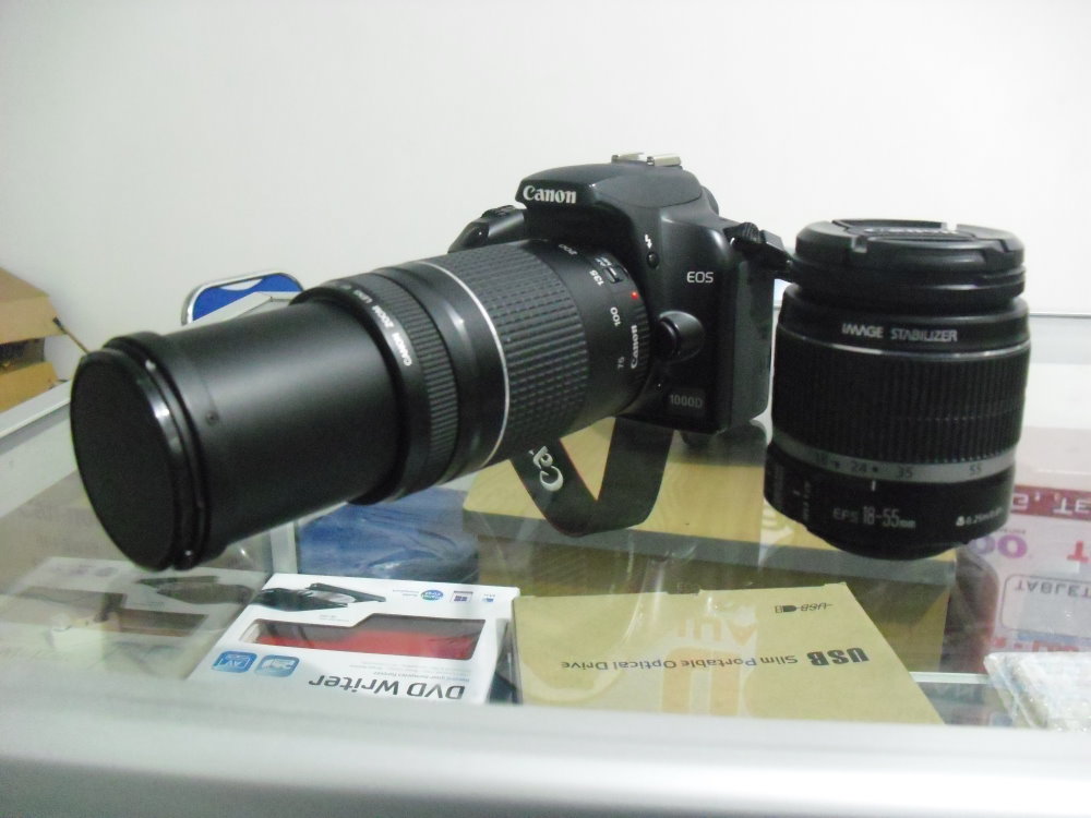 Kamera DSLR Canon 1000d+2 kit : Laptop Bekas Malang 