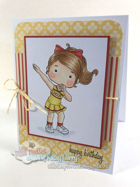 Will Stamp for wine: Little Miss Muffet Stamps inspiration post