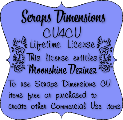 CU4CU License Scraps Dimensions
