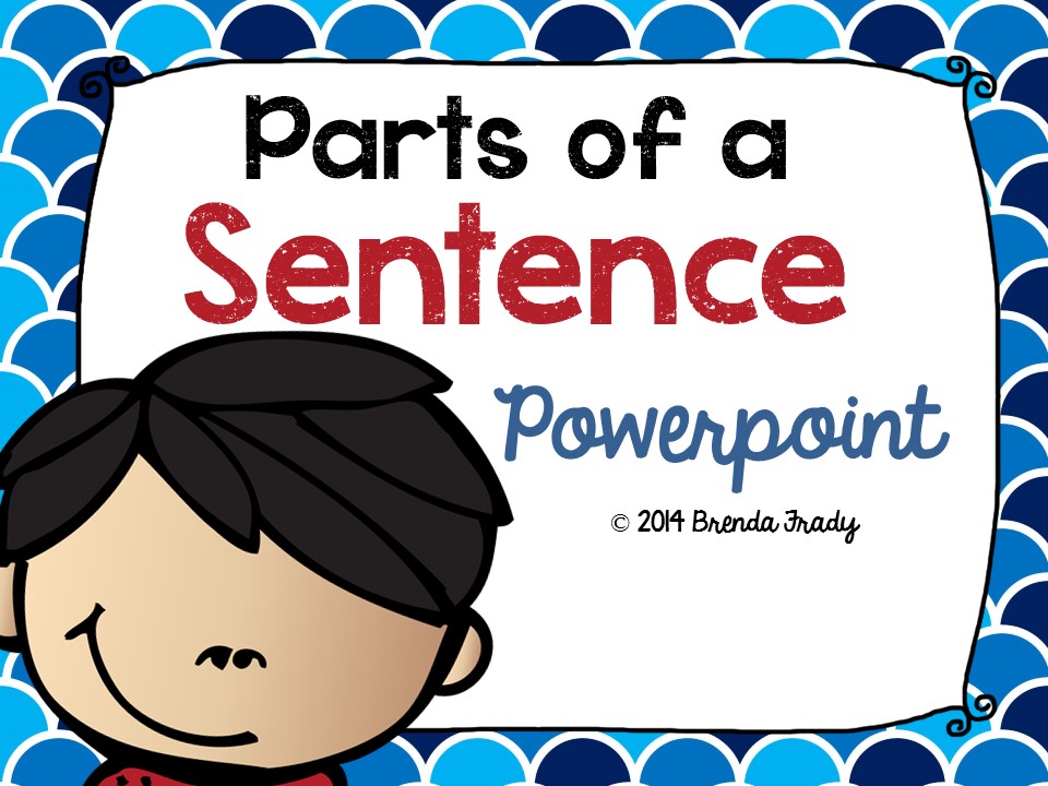 Five Main Parts Of A Sentence Worksheet