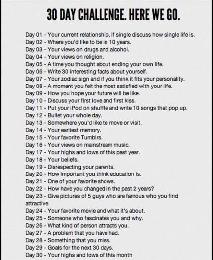 30 Day Blogging Challenge Miss Beauty Glam