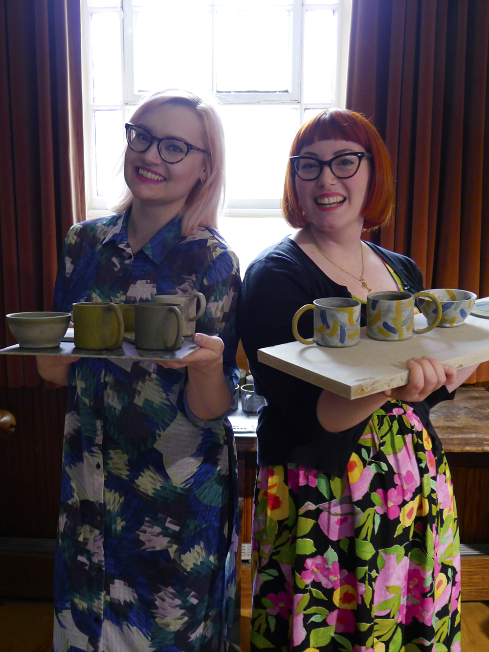 Ceramic workshop at The Morningside Makers Market Scottish bloggers, events, Scottish event, craft fair, Edinburgh, Edinburgh craft fair, makers market, craft and design, Morningside Edinburgh, Morningside Makers Market, Columcille Centre, Wardrobe Conversations, fruity pottery, painterly pottery