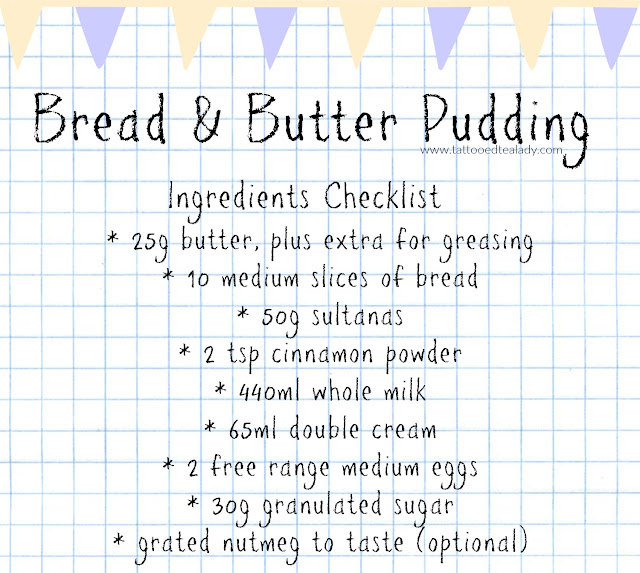 Bread and Butter Pudding Recipe 