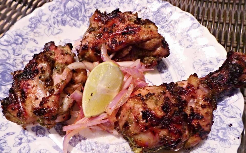 I Dream Cooking Grilled Mint Chicken!