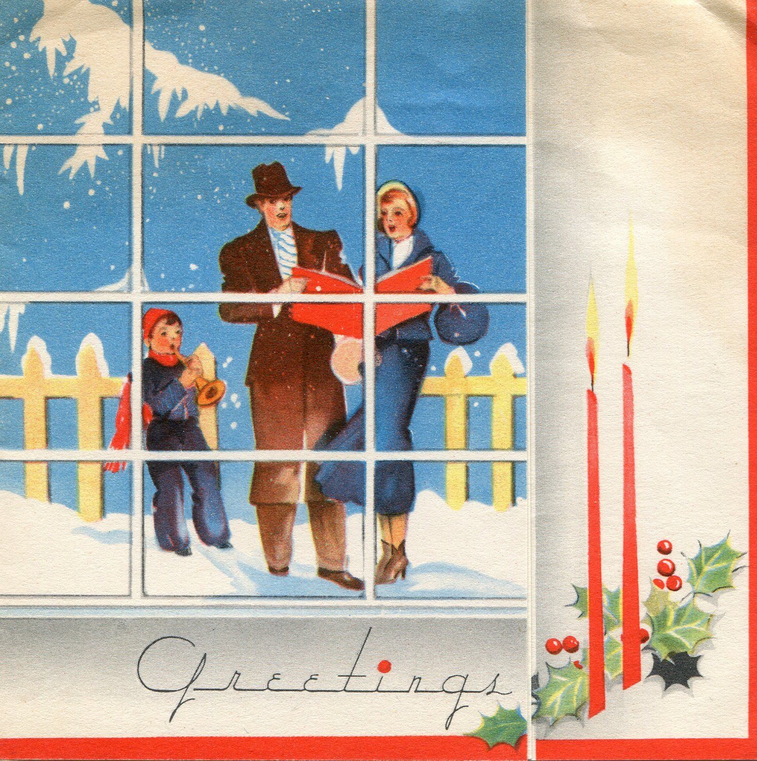 Pop Culture Safari! 1940s Christmas cards