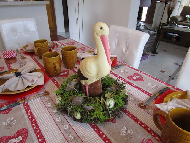 Déco de table à thèmes: Une déco de table alsacienne