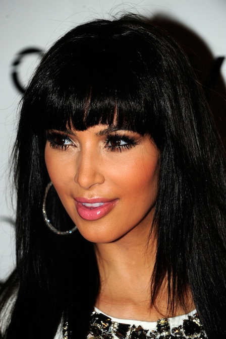 celebrity news innovative trendy: Kim Kardashian new hairstyle in 2012