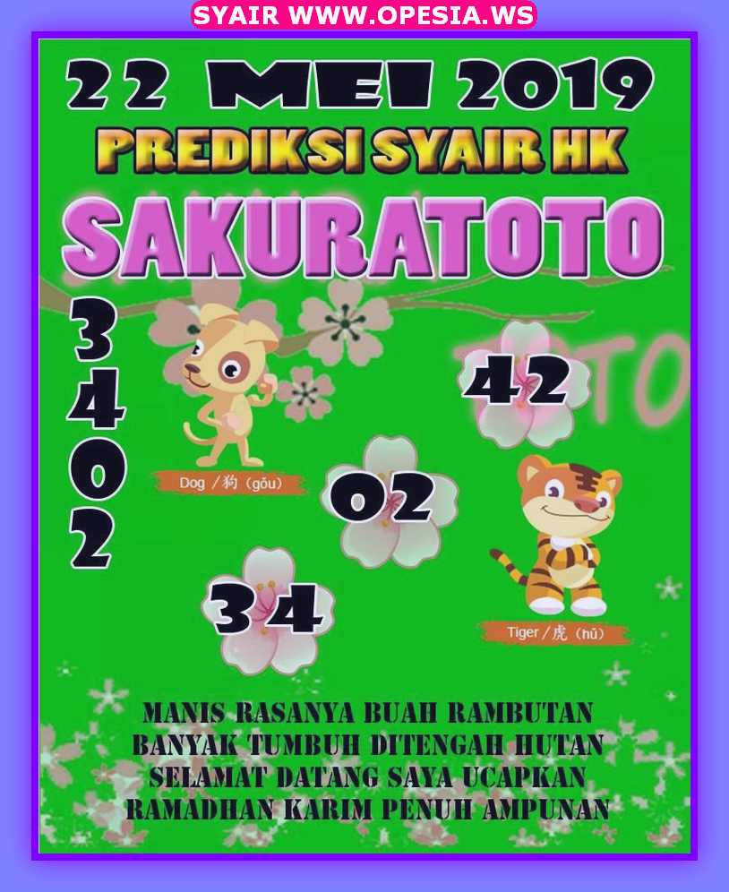 Syair Hk Sakuratoto