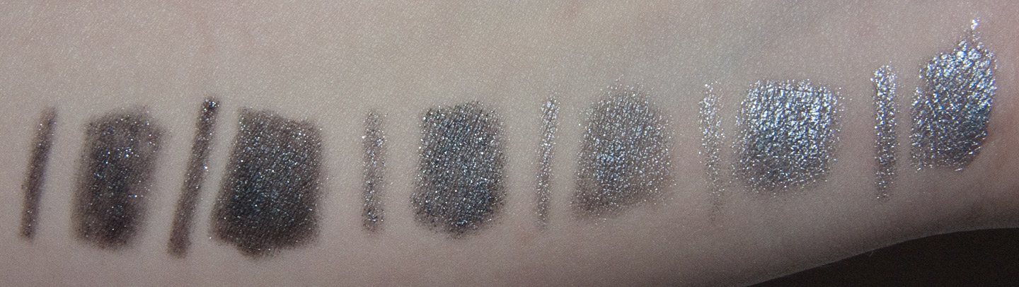 WARPAINT and Dare to Compare: Silver, Grey, & Gunmetal Waterproof Eyeliner Pencils (Urban Decay, Milani, MAKE UP FOR EVER, & Physicians Formula)