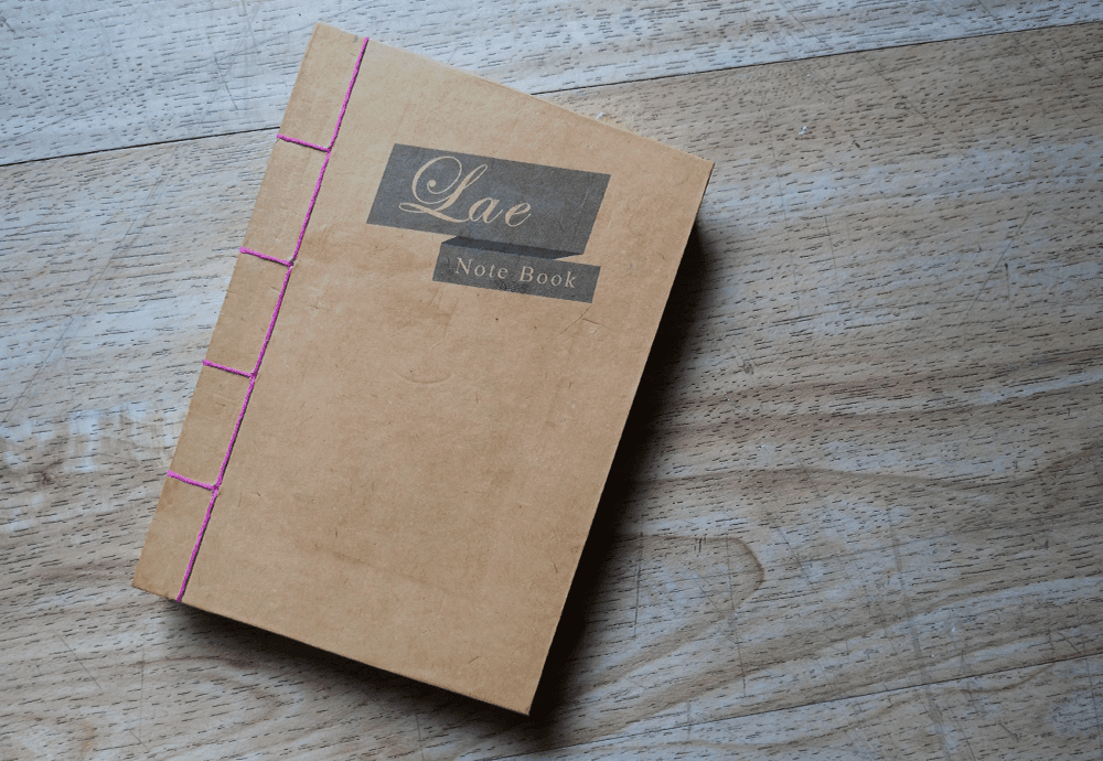 Lae Note Book handmade by JL Keren Creative