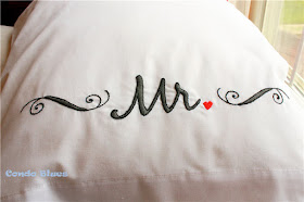 homemade wedding gift idea personalized pillowcases