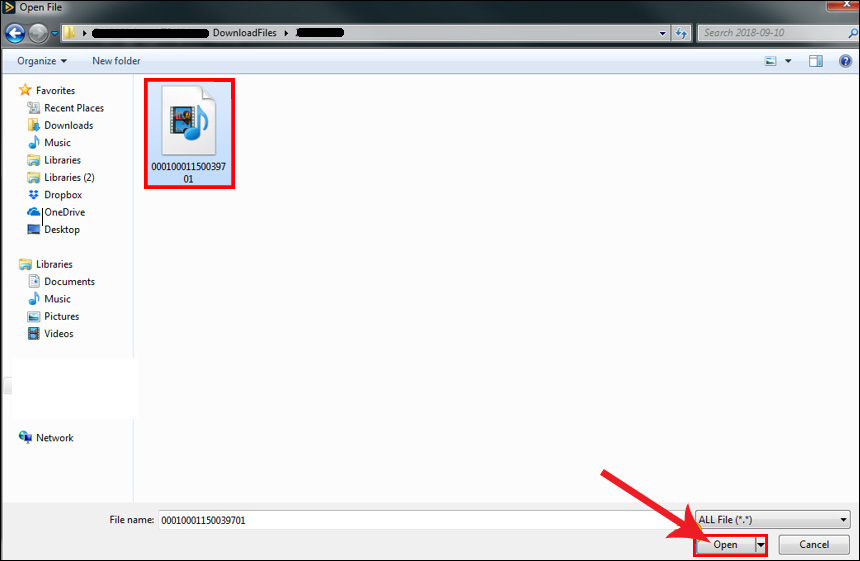 How to play recording files using VSPlayer
