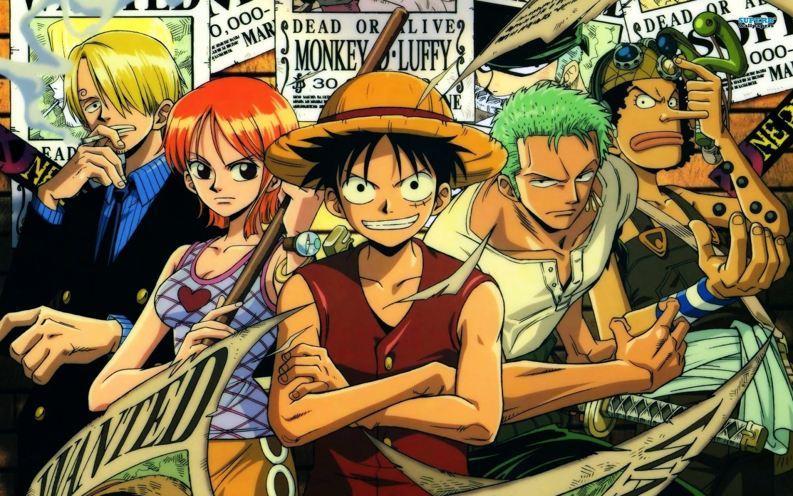 One Piece ~ Luffy tries to cheer Sick Nami up 