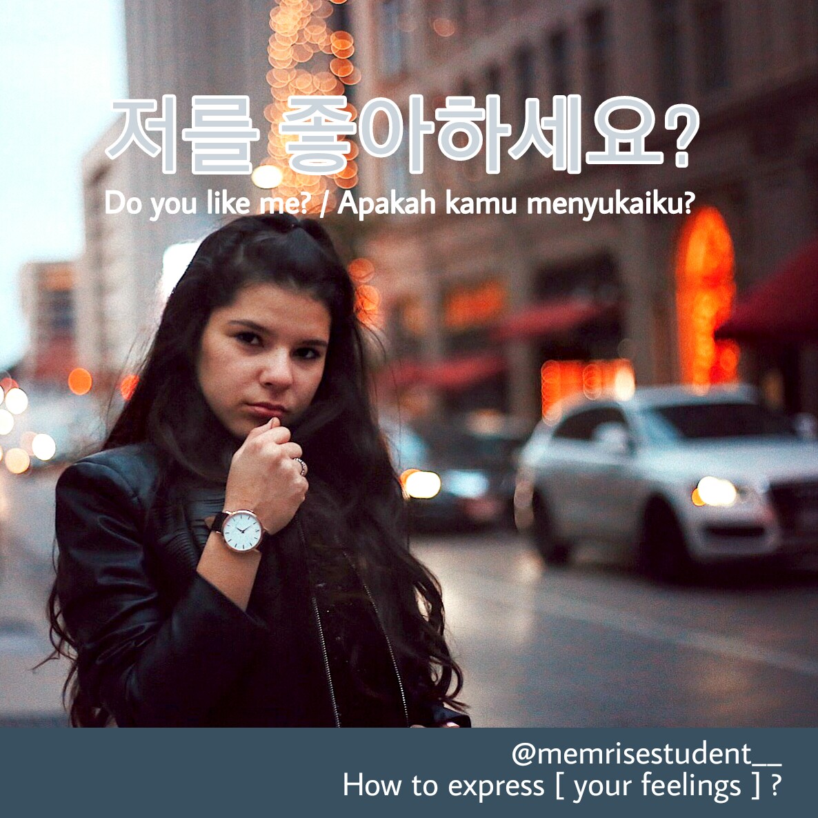 How do you answer "do you love me" in the Korean words? How do you answer "do you love me" in the Korean words?