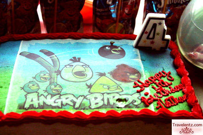 4th birthday with Angry bird theme ~ Travelentz