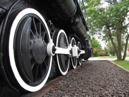 Oliver Iron Mining Steam engine 806 with 0-8-0 wheels