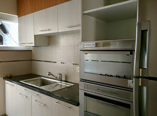 Tall Unit with built in microwave and oven